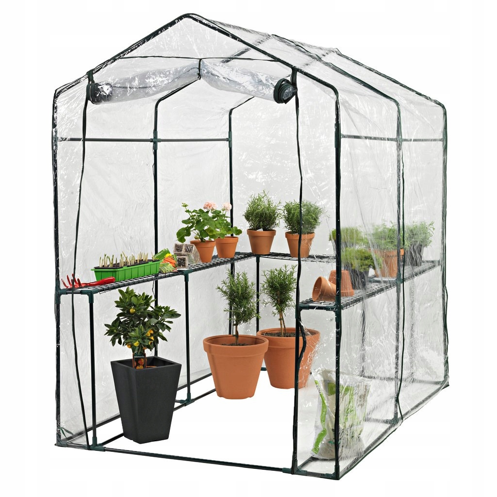 Tunel foliowy 2,5 m² 190 x 130 cm przezroczysty