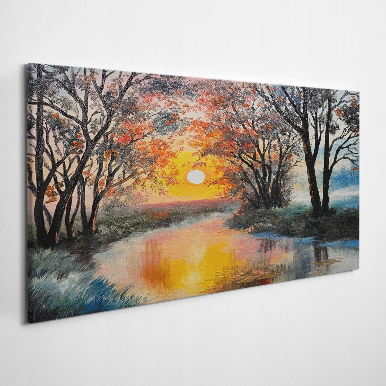 

Fotoobraz na ścianę Wschód Słońca Jezioro 120x60