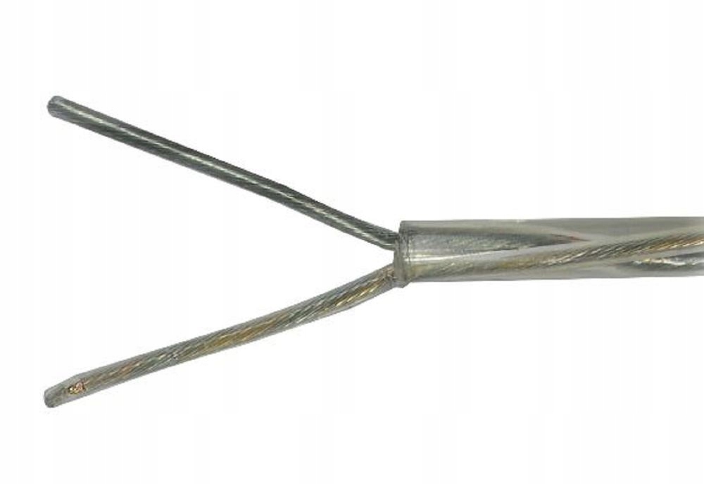 

Przewód Kabel Linka 2x0,75 Omy Transparentny