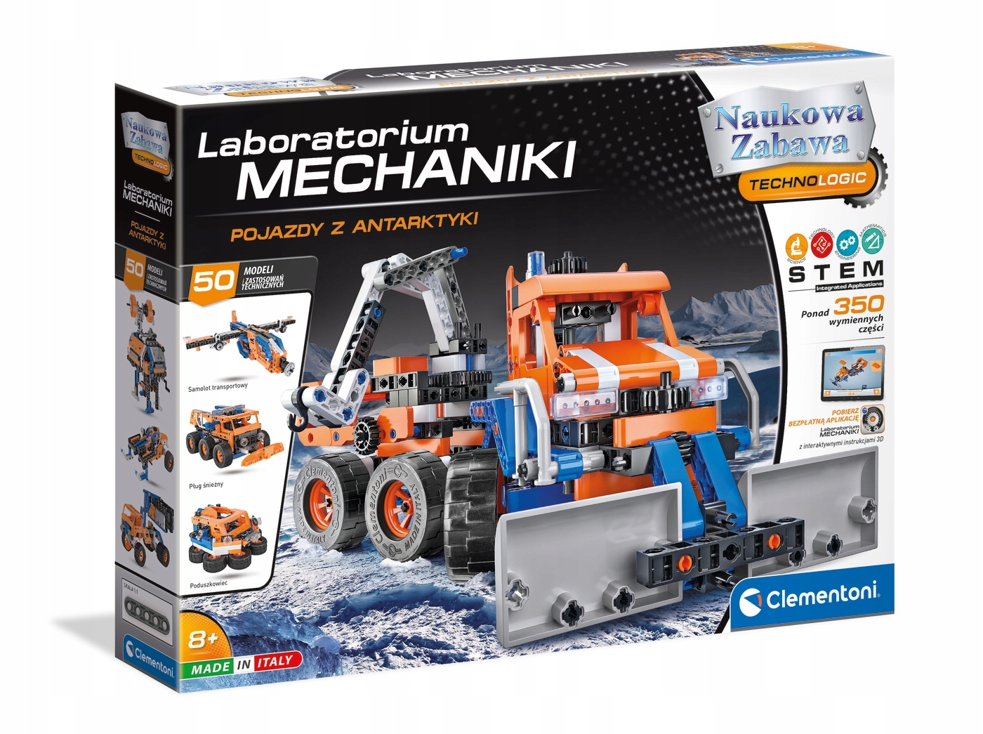 

Clementoni Lab Mechaniki Pojazdy Z Antarktyki