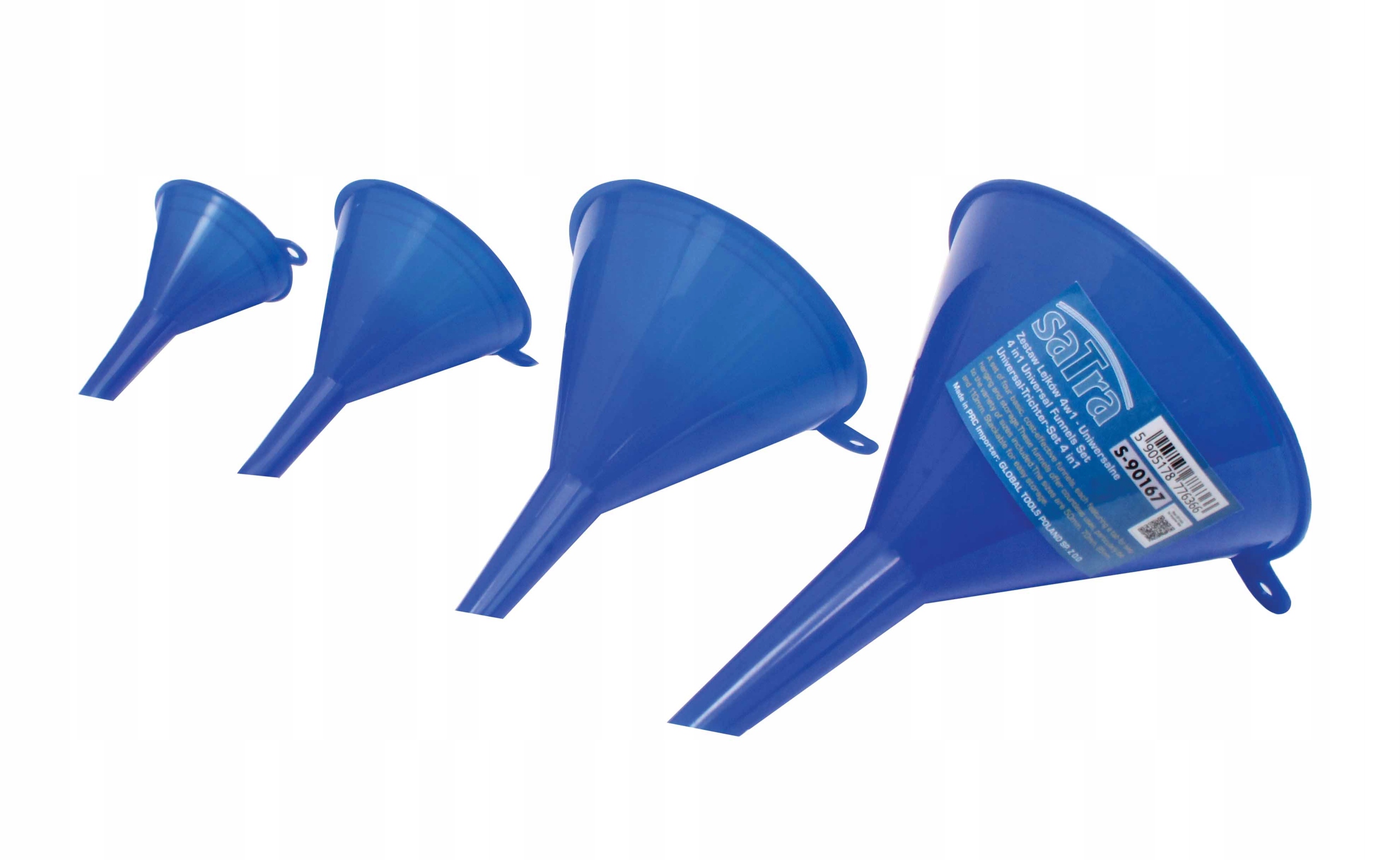 ZESTAW LEJKÓW 4 SZT. - UNIWERSALNE SATRA S-90167