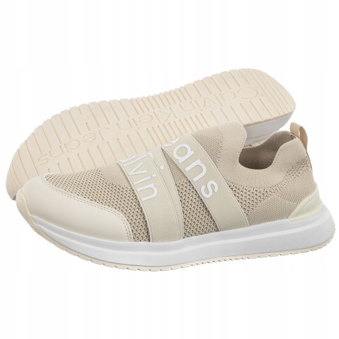 Dámské tenisky Calvin Klein Low Cut Sneaker Beige Béžová