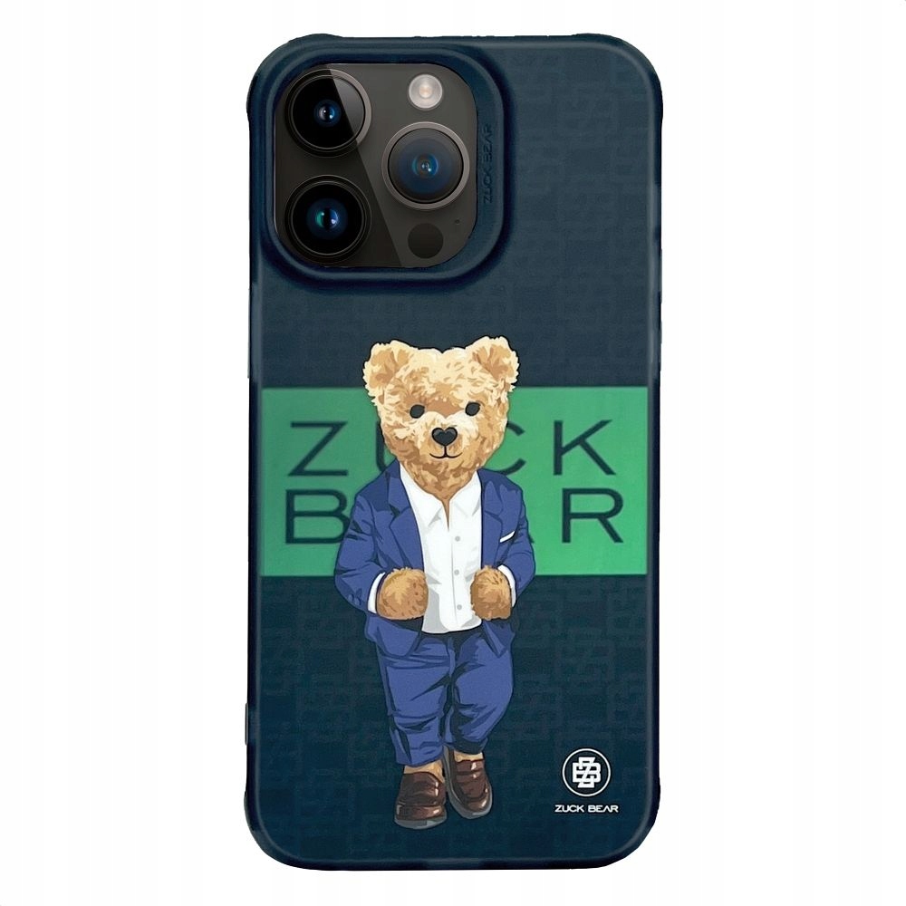 Zuck Bear pouzdro French Riviera pro Iphone 15 Pro Max, tmavě růžové pouzdro