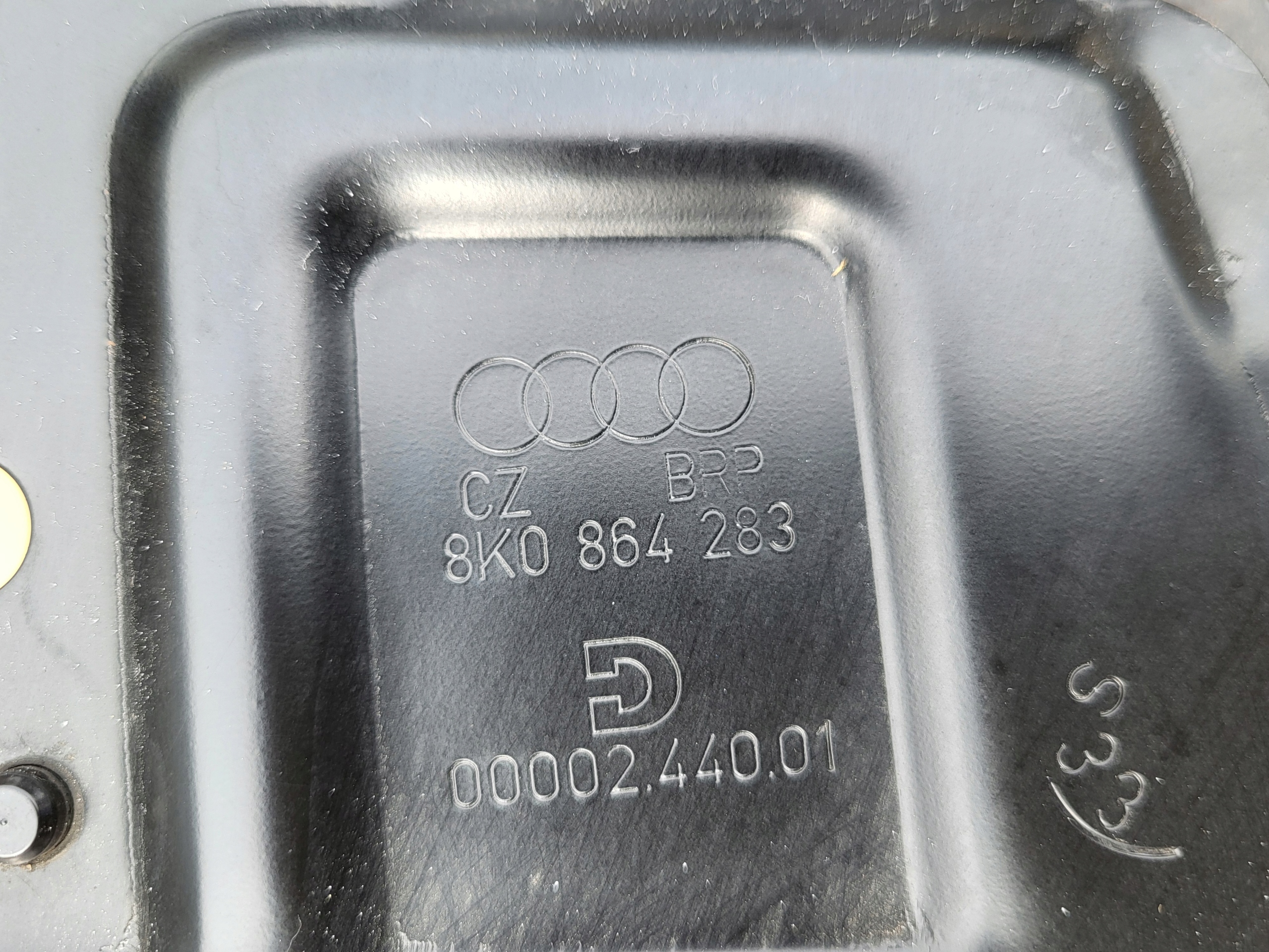 support armrest central AUDI A4 B8 8K A5 8T OE black leather