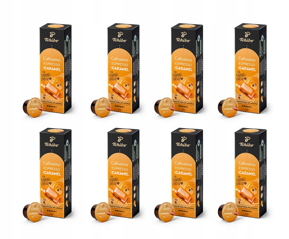 Kawa kapsułki Tchibo Cafissimo Espresso Karmel Caramel karmelowe 80 szt.