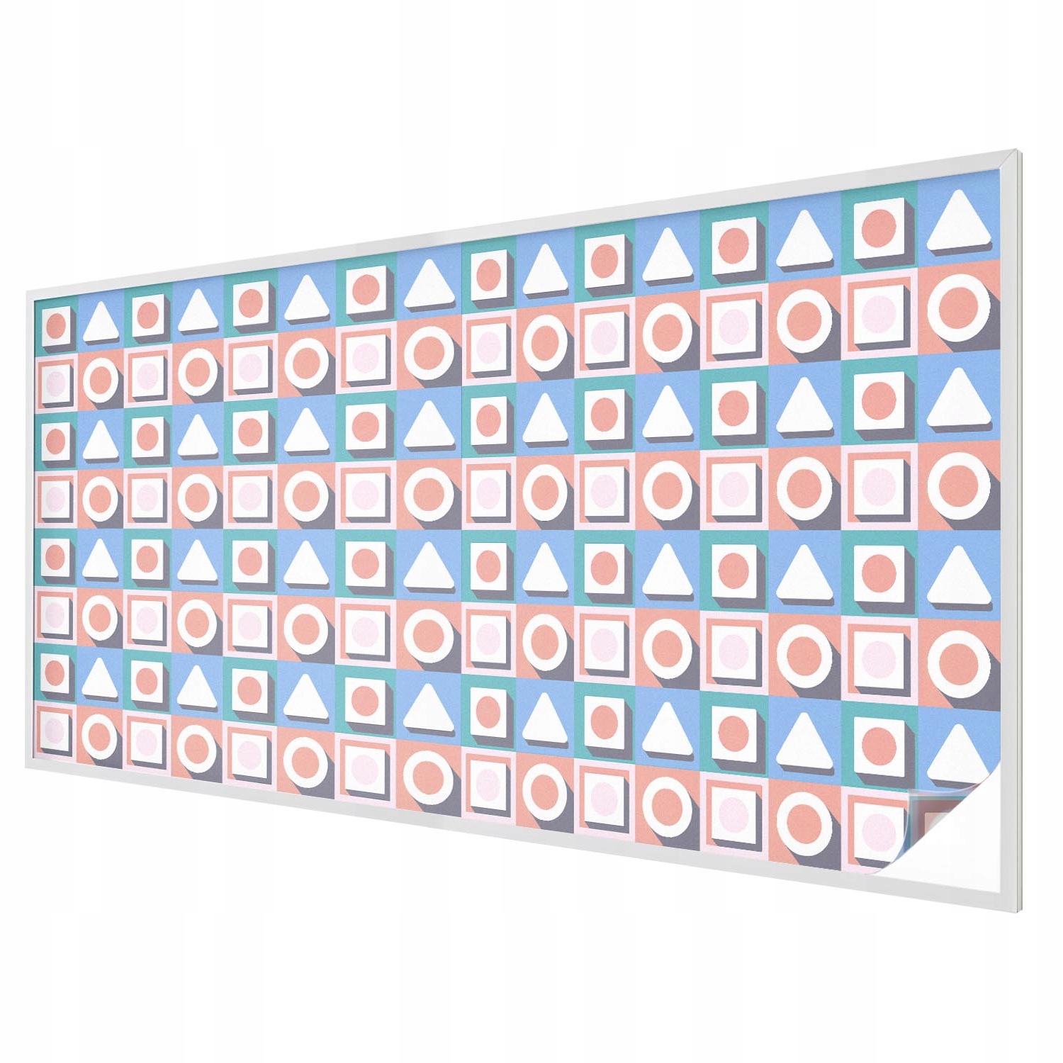 Ozdobná Fólie mléčná fólie Samolepicí Geometrické vzory 200x100