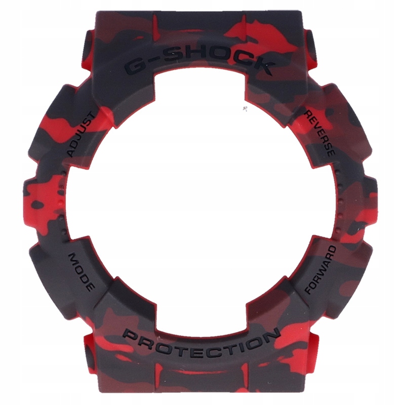 Bezel - osłona koperty CASIO GA-100CM GD-120CM czerwony moro ORYGINALNY Marka Casio