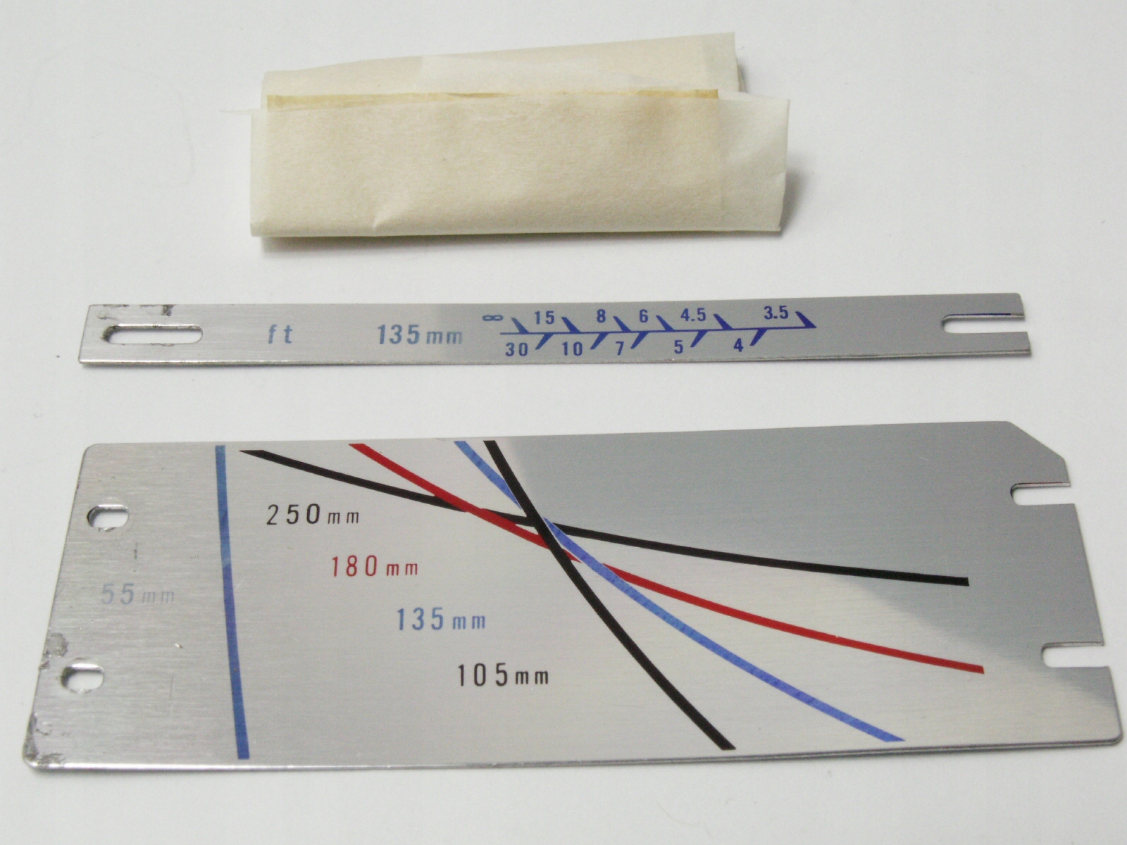 MAMIYA C33: skale odległości UNIKAT!