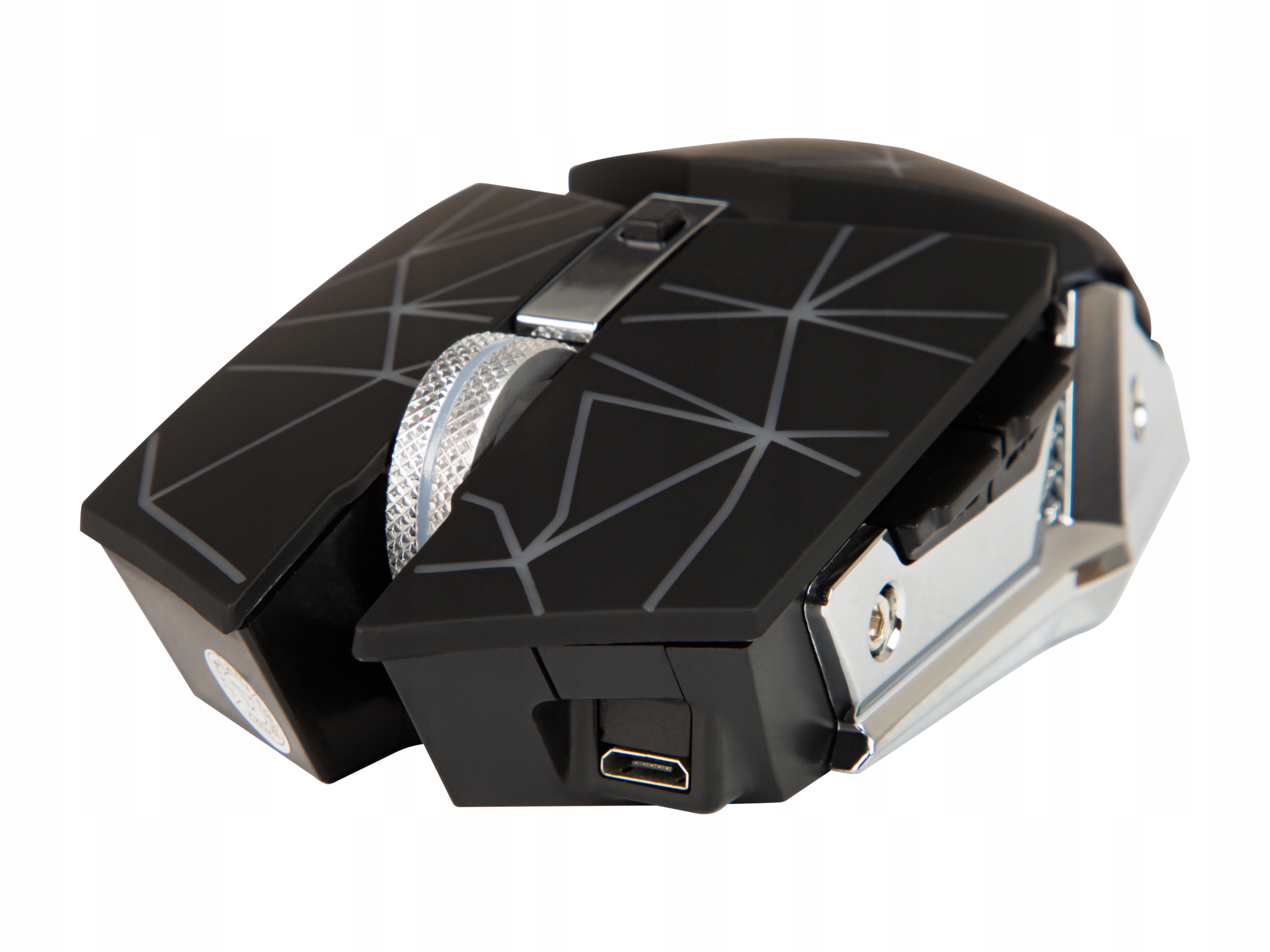 Myszka Gamingowa Dla Graczy Bezprzewodowa Komputerowa Mysz Optyczna Led Rgb