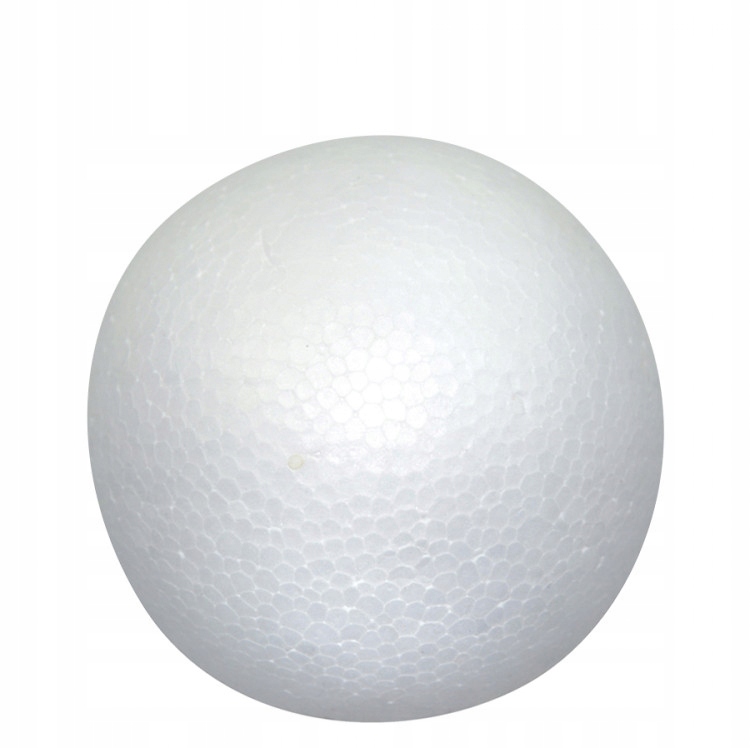 Diy Kulička koule polystyren ozdoba dekorace Ø 8 cm 25 ks