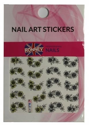 

Ronney Naklejki wodne na paznokcie Rn 00129