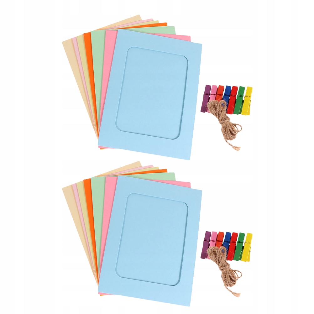 

2 zestawy wiszące papierowe zdjęcie ramy