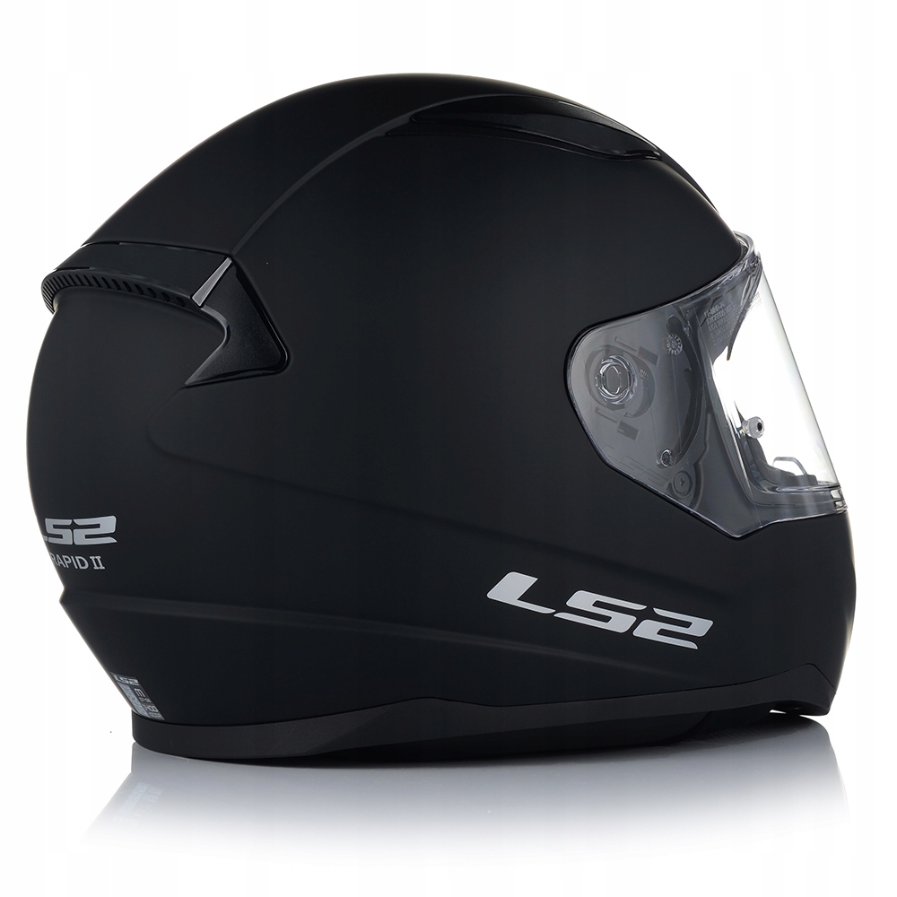 KASK MOTOCYKLOWY LS2 FF353 RAPID II CZARNY MATT 22.06 + CIEMNA SZYBA Obwód głowy 53-54 cm