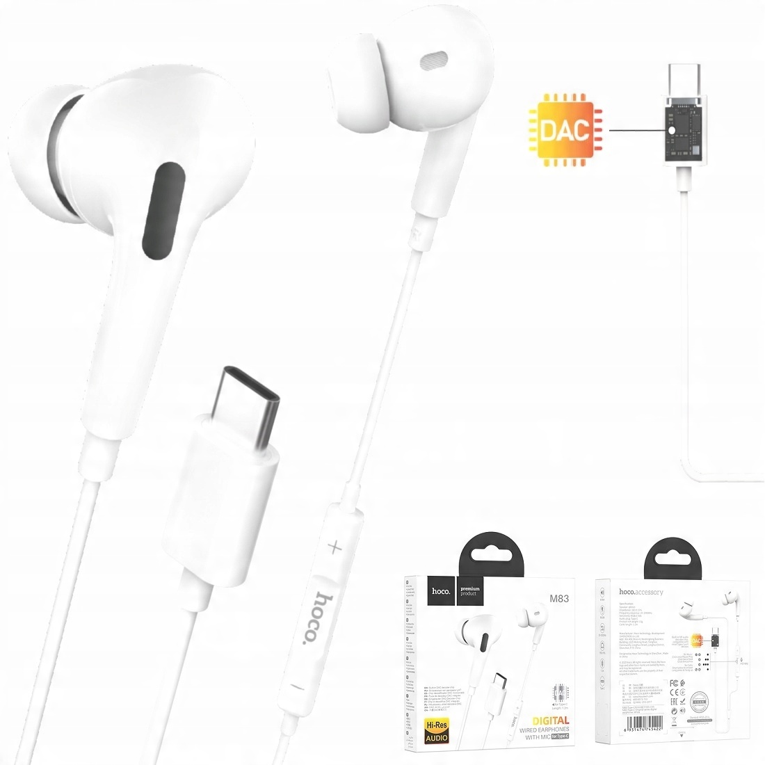 

Słuchawki Typ C Samsung A33 A53 A73 Z Flip4 Fold4