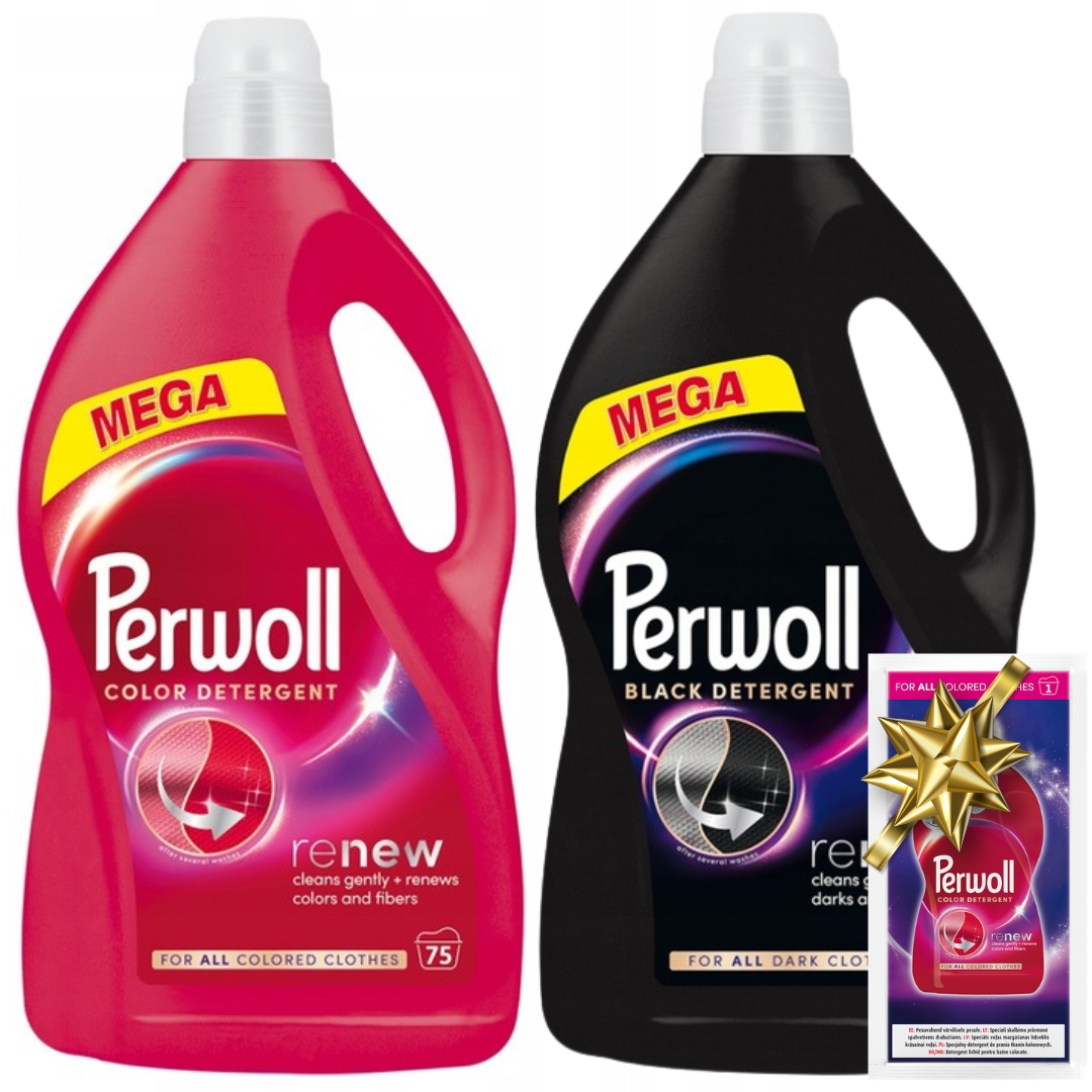 Perwoll Renew Black Color Płyn do Prania Black, Color 2 x 3,75l