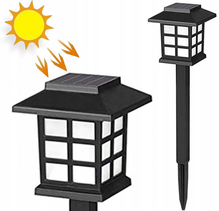 

Lampa Solarna Led Latarnia Ogrodowa Wbijana