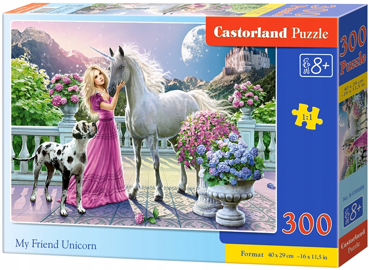 

Puzzle 300 El Mój przyjaciel Jednorożec Castorland