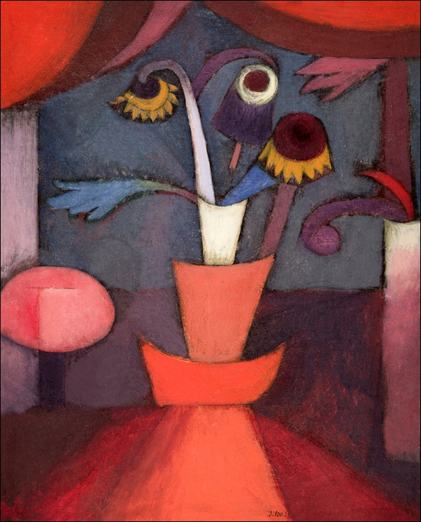 Autumn Flower, Paul Klee - plakat 40x50 cm