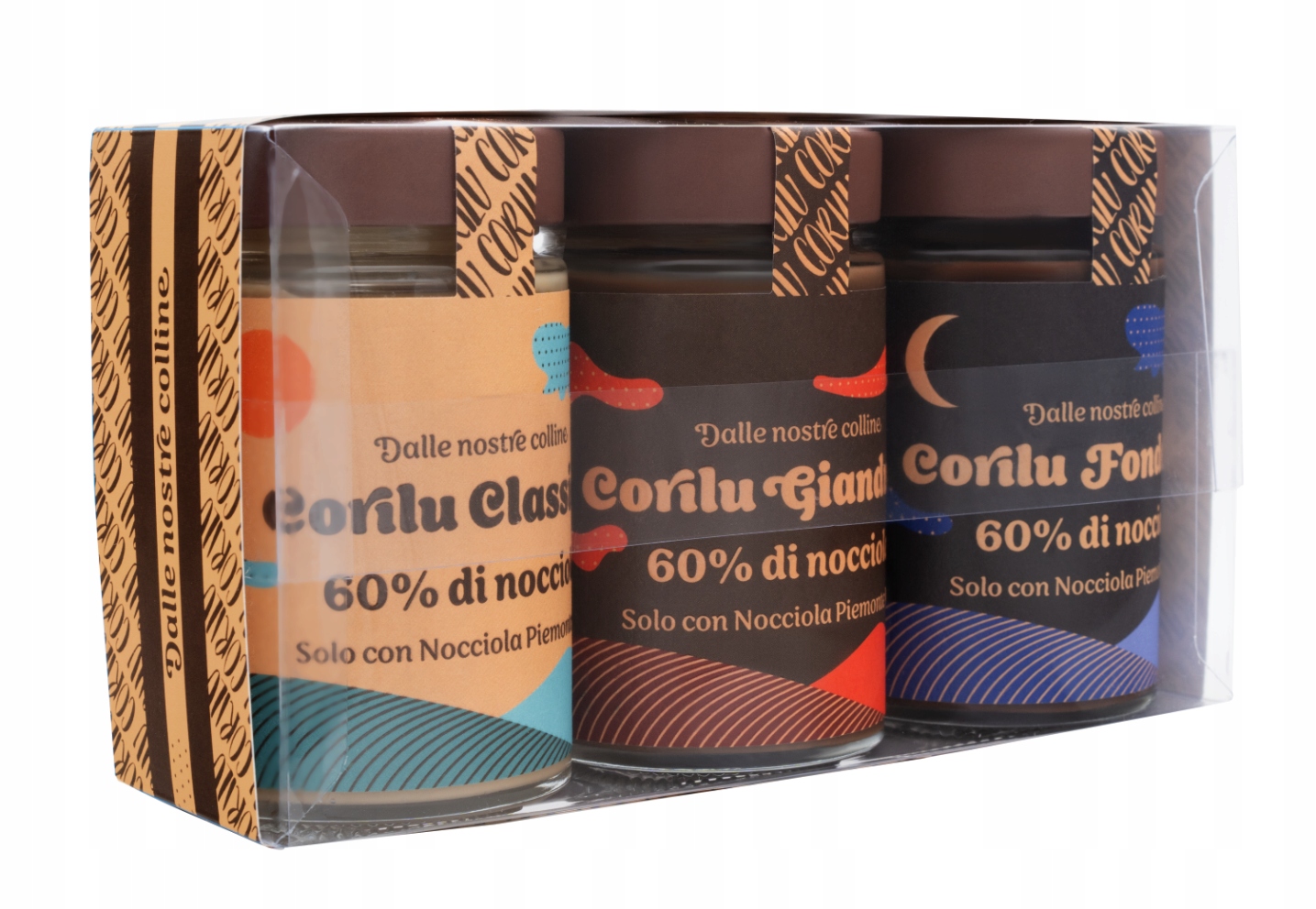 Tris di Creme – 3 włoskie kremy z orzechami laskowymi z Piemontu Igp 3×100g