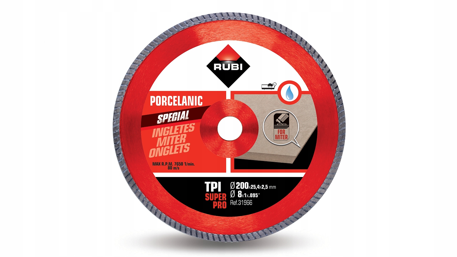 Rubi Diamantový Kotouč Tpi 200 Superpro