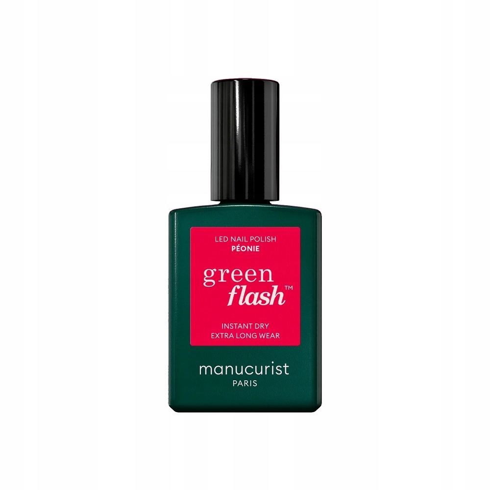 Manucurist Green Flash Led Gel Nail Lacquer Lak Na Nehty Pivoňky 15 ml