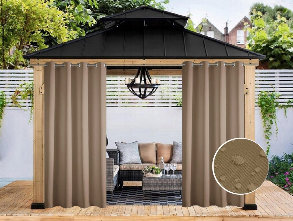 ZASŁONY OGRODOWE 155x220 DO ALTANY TARASU OGRODU Długość 220 m