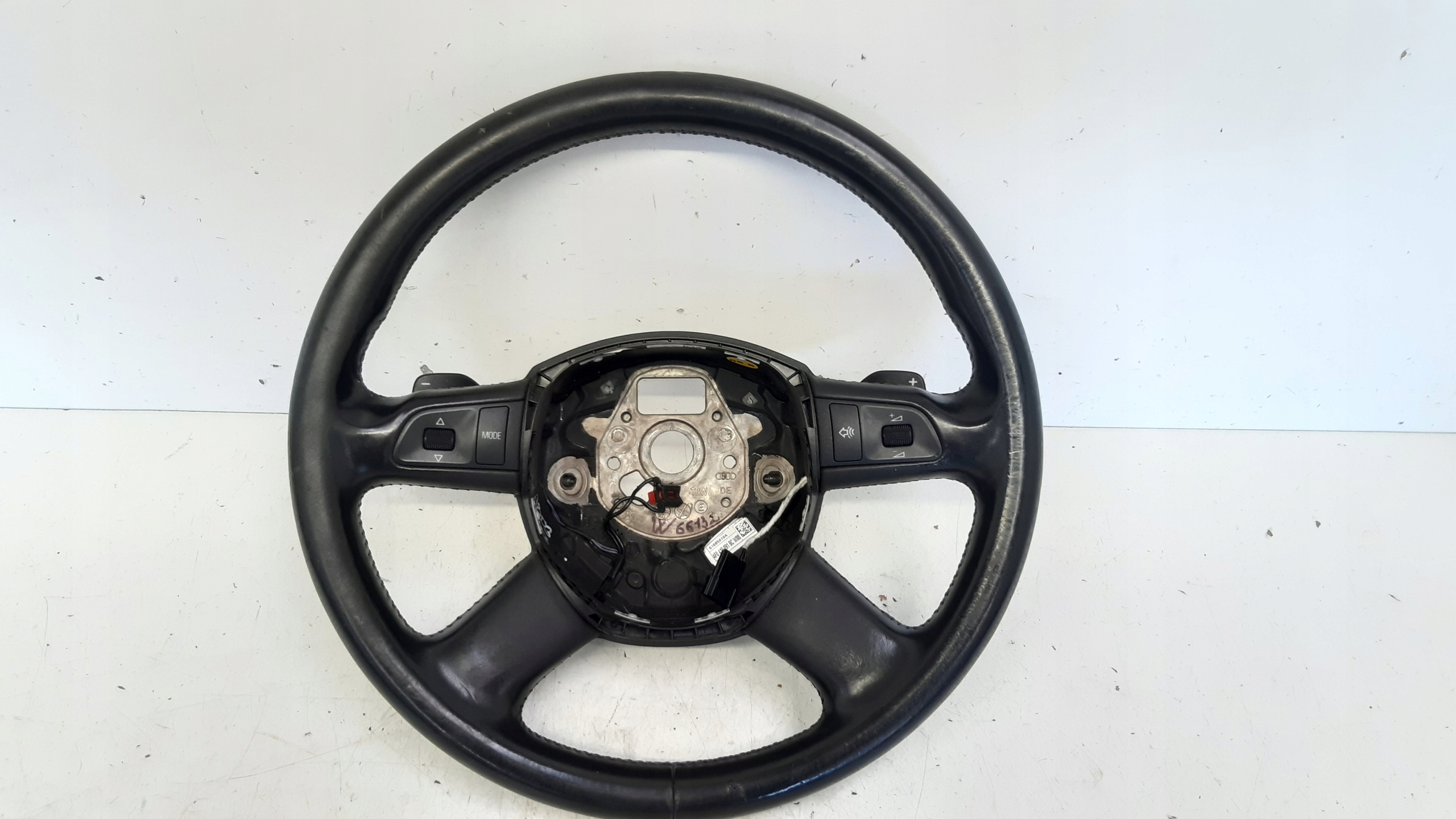 steering wheel, skorzana multifunkcja with shifting 4F0419091BC Audi A8 D3
