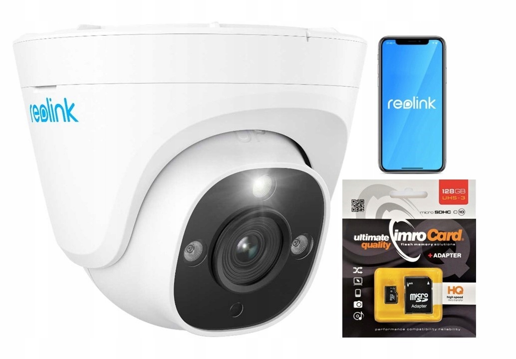 Kamera Reolink P344 Poe 12 Mp Night Vision 4 mm Smart Detekce Karta 128GB