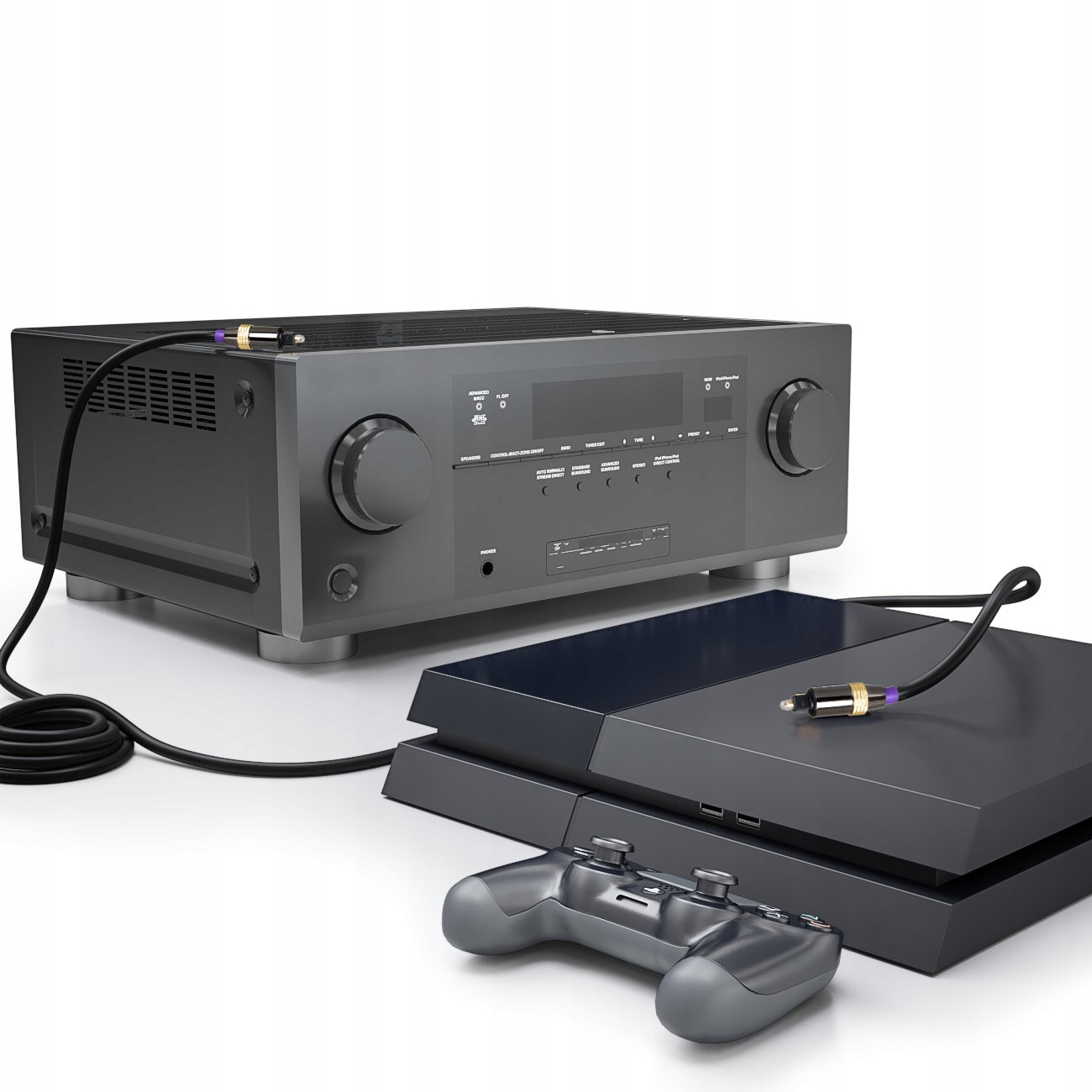 KABEL OPTYCZNY PRZEWÓD TOSLINK T-T DIGITAL AUDIO SPDIF HQ GRUBY 3M LIBOX Marka Libox