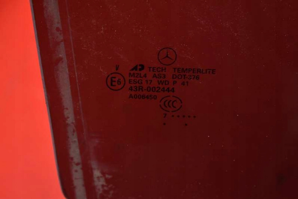 window side right rear part rear MERCEDES ML W164 05-08
