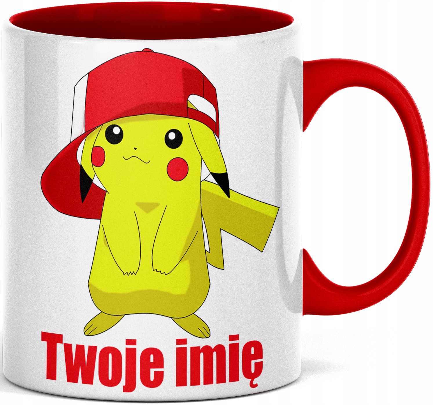 

Kubek Pokemon Pikachu Ash Imię