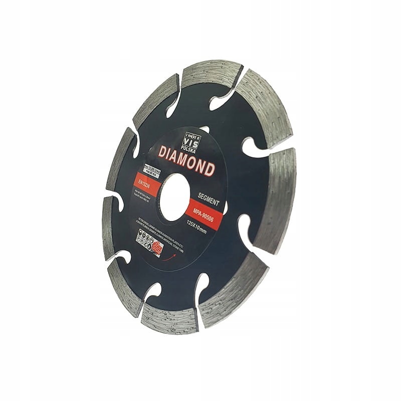 TARCZA DIAMENTOWA DO BETONU CEGŁY SEGMENT 125X22MM Marka Inter-Vis