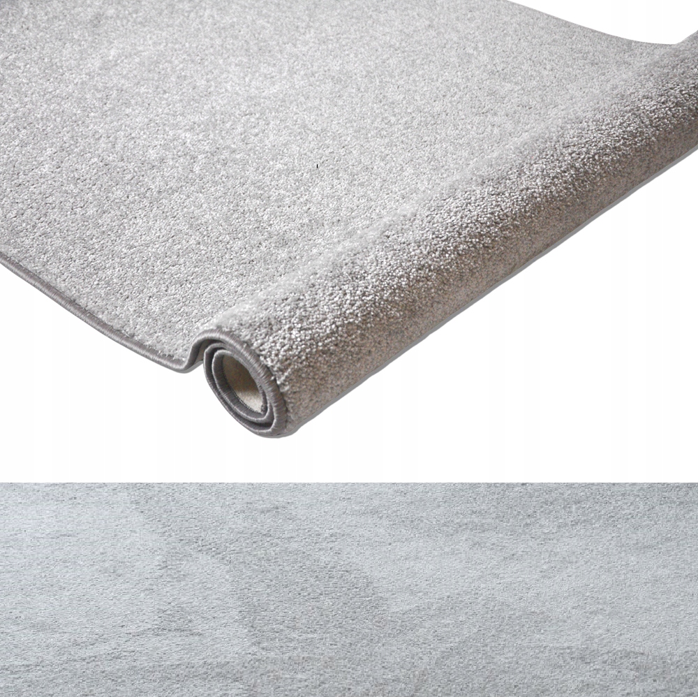 Dywan Shaggy Intens Muse 91 Srebny Obszyty Miękki Do Salonu 160x180cm