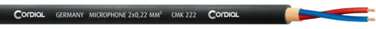 KABEL MIKROFONOWY CORDIAL CMK222 1m CZARNY