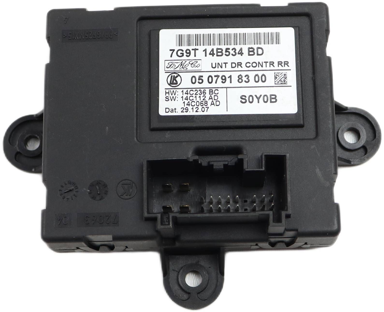 FORD MONDEO MK4 IV JAGUAR XF module control unit door 7G9T-14B534-BD