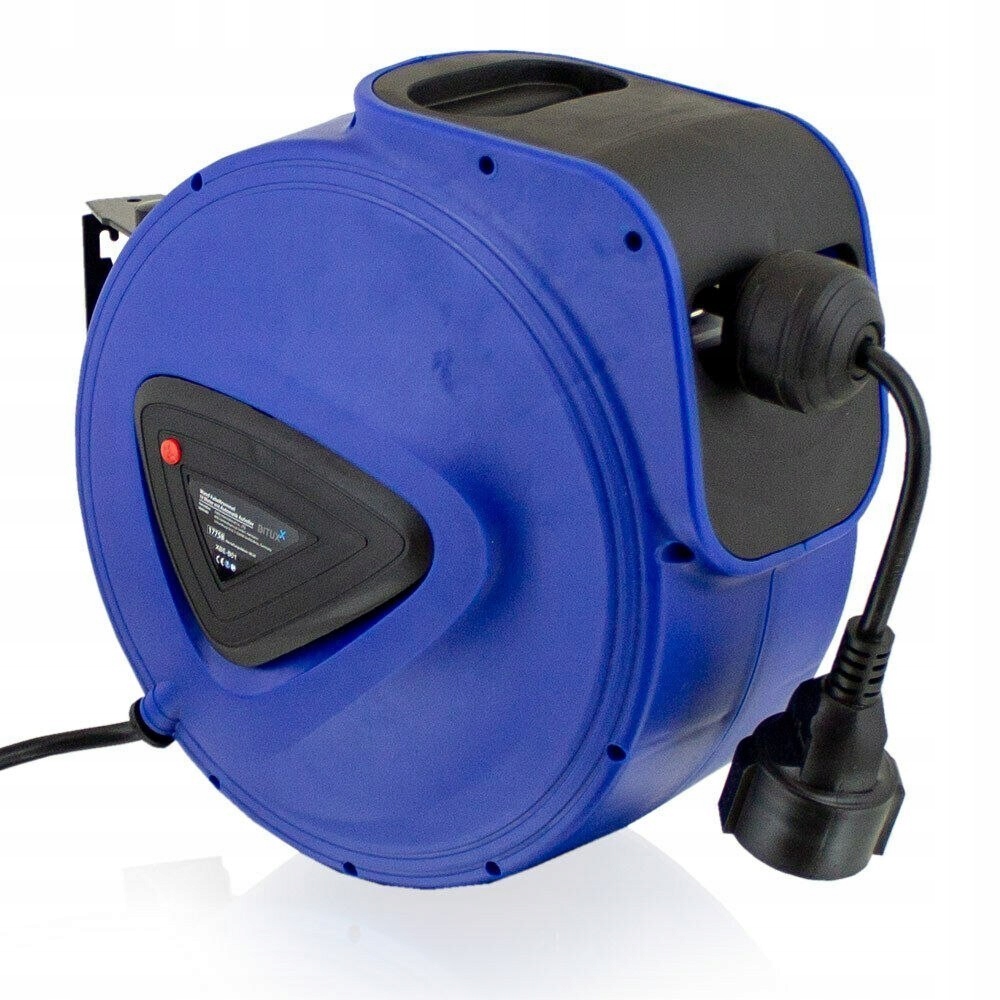 Predlžovací Kábel na bubne s automatickým navíjačom 10 m, kábel 230 V