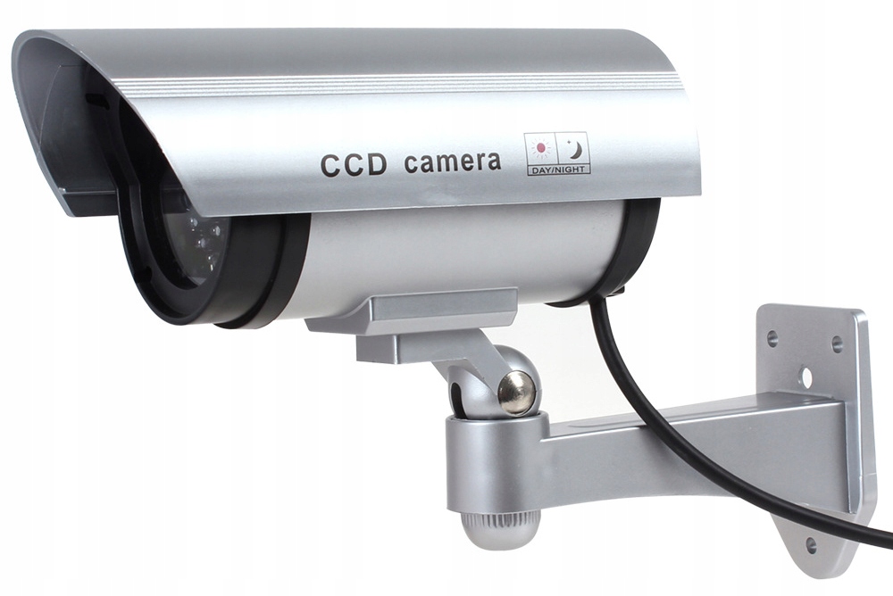 ATRAPA KAMERY IR LED ZEWNĘTRZNA NOCNA DZIEŃ Z DIODĄ LED MONITORING ŚCIENNA Kod producenta 500210