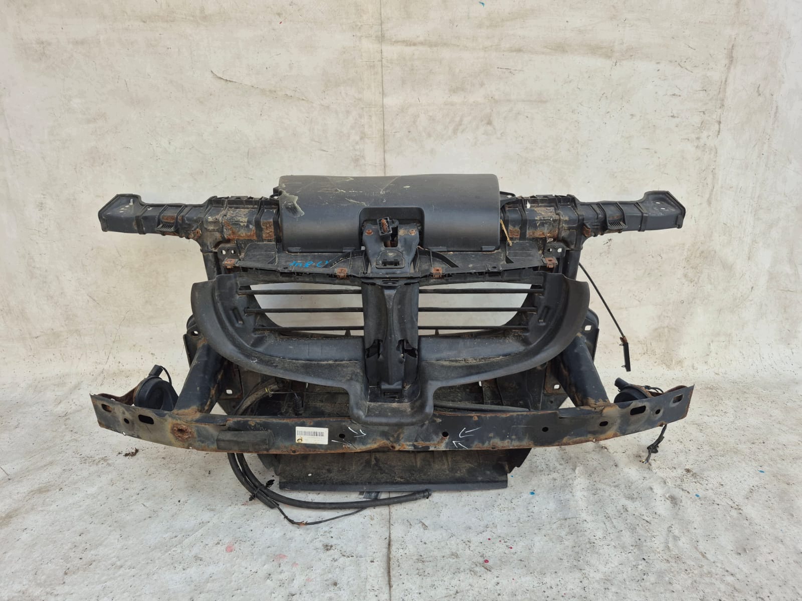 BMW 1 E87 LCI LIFT 07- front body wall front pillar iron sider 7166584