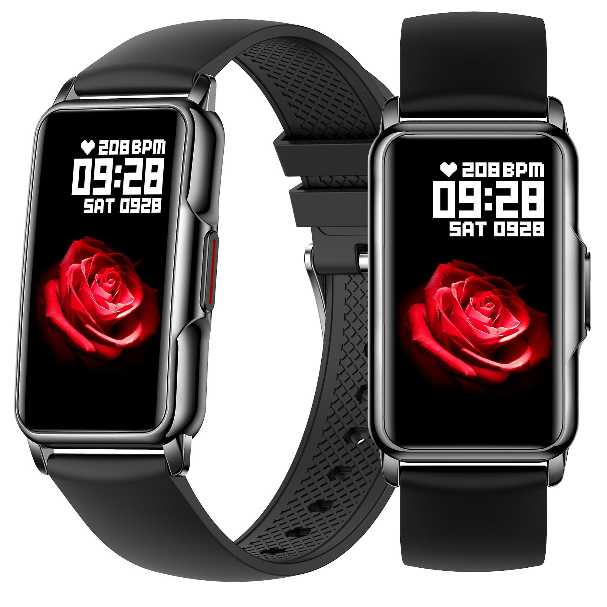 

Smartband Smartwatch Zegarek Czarny Opaska Sport