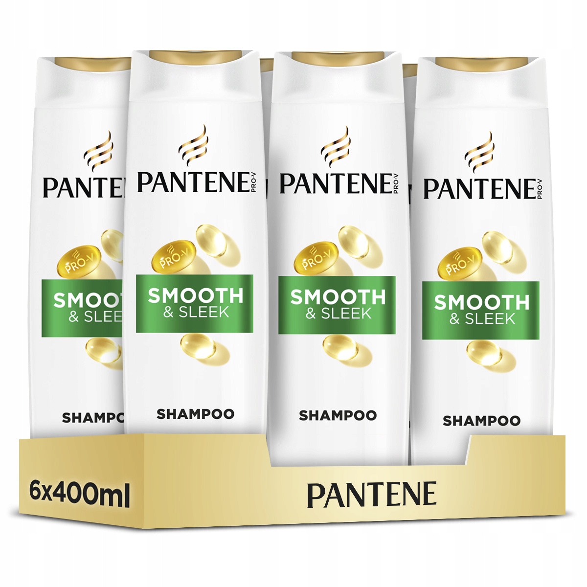 Pantene Pro-V Active Nutri-Plex Smooth&Sleek Szampon 6x400ml