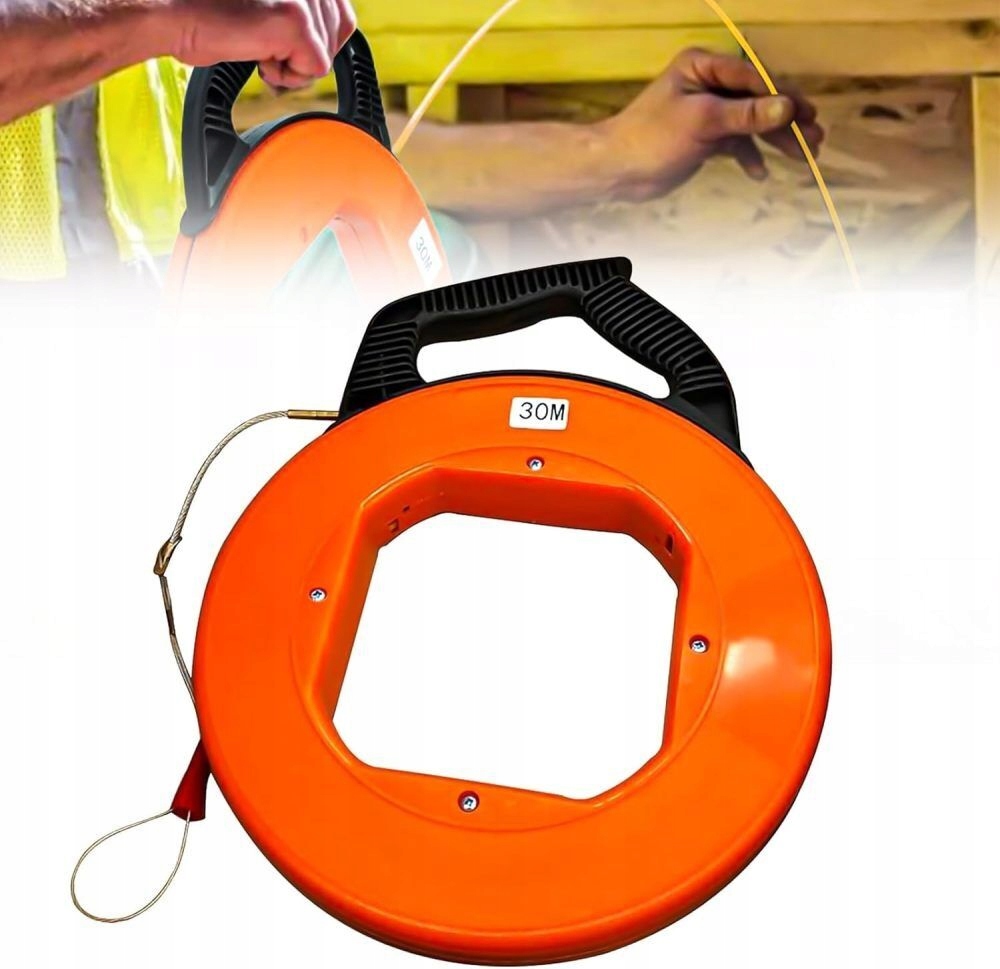 Vzdálený lanový naviják se sklolaminátovou kazetou 30 m, nový