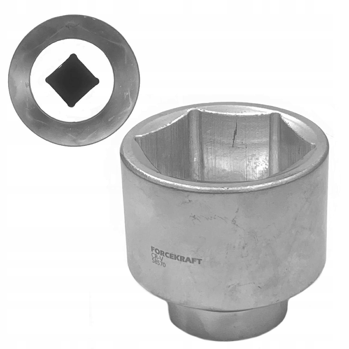 Nasadka 1" 6-kątna 50 mm Forcekraft