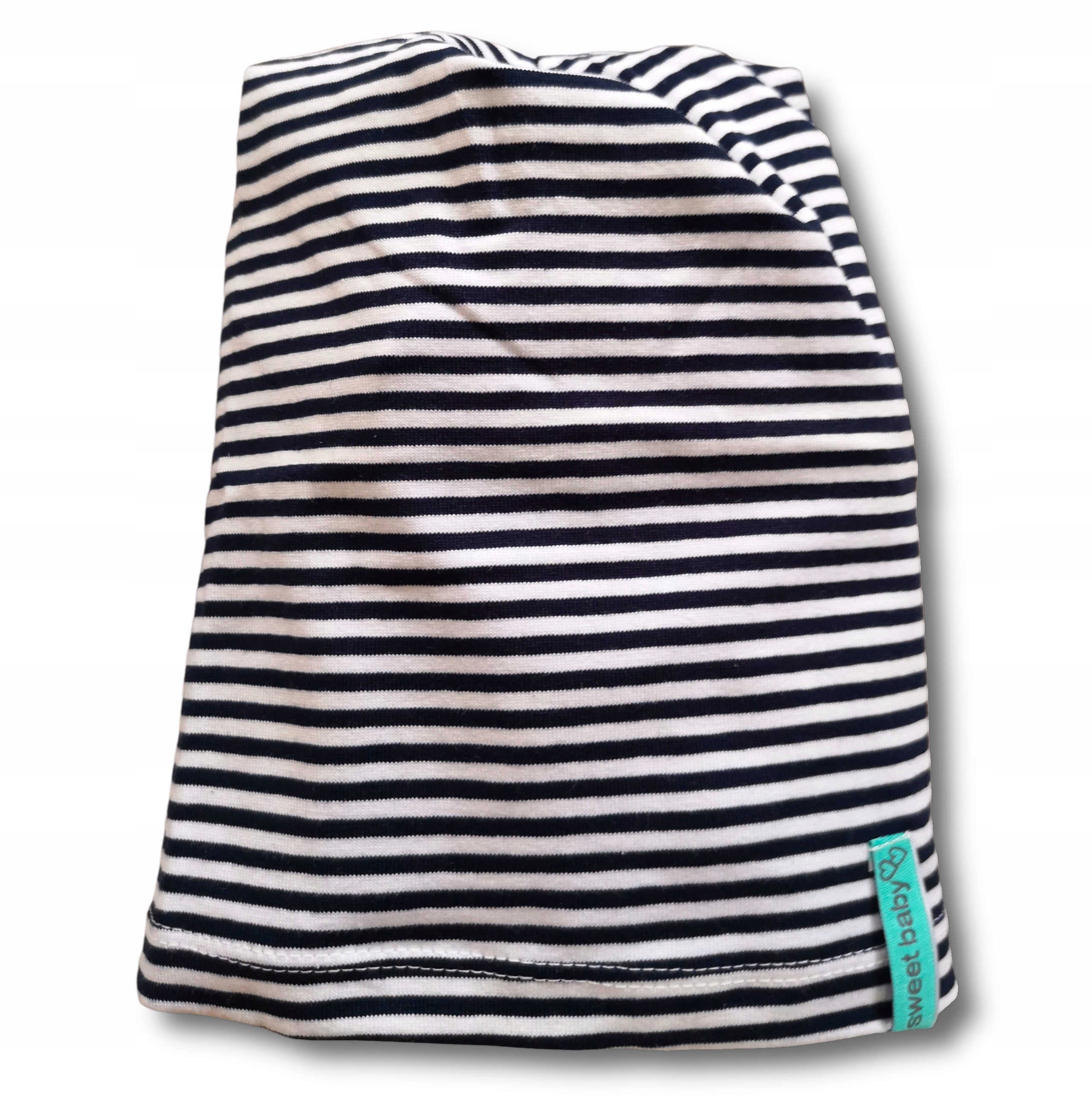 

Czapka Wiosna Jesień Paseczki Na Białym Tle Mrofi