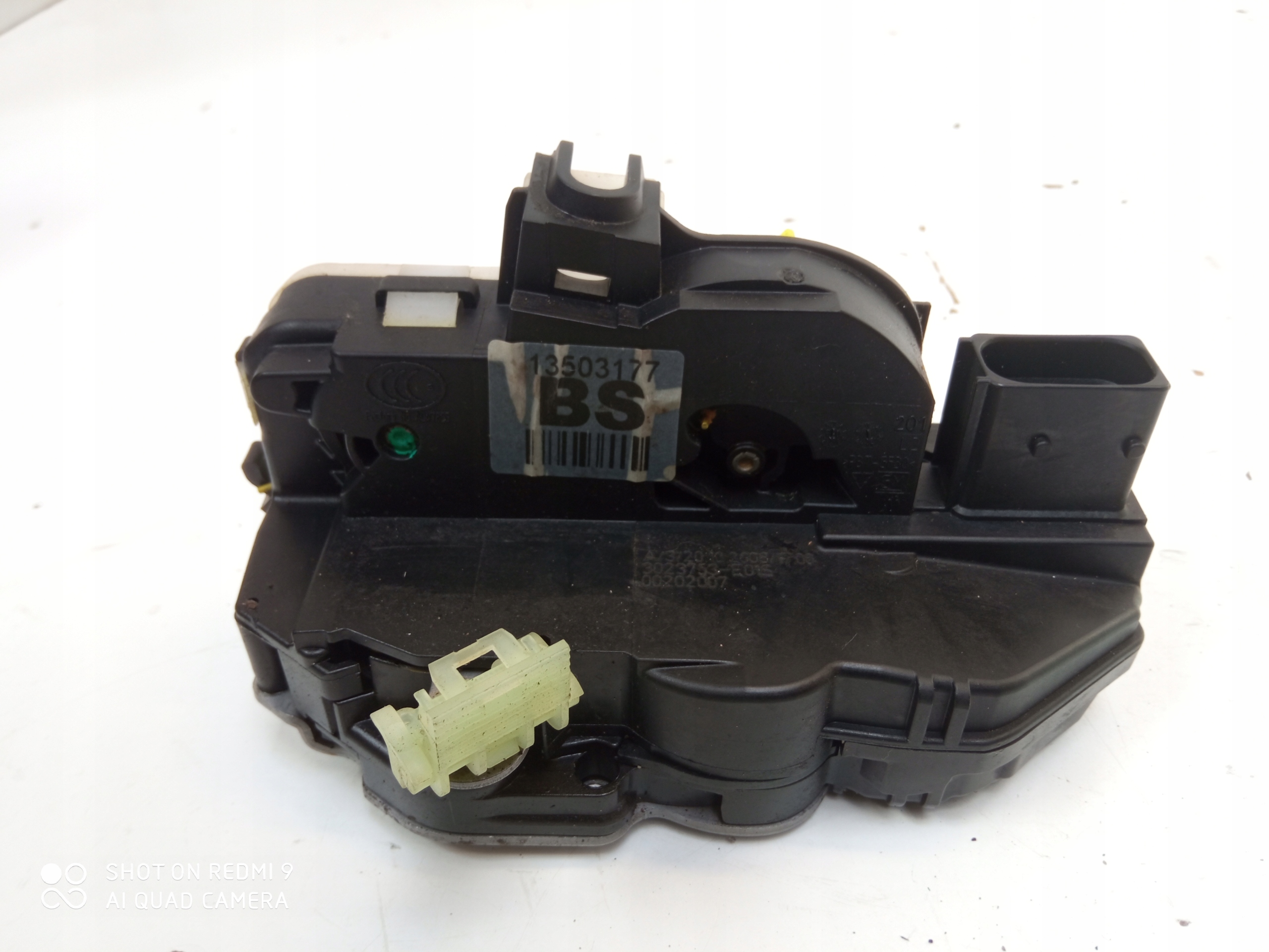 OPEL INSIGNIA lock door left rear part 13503177 BS EU