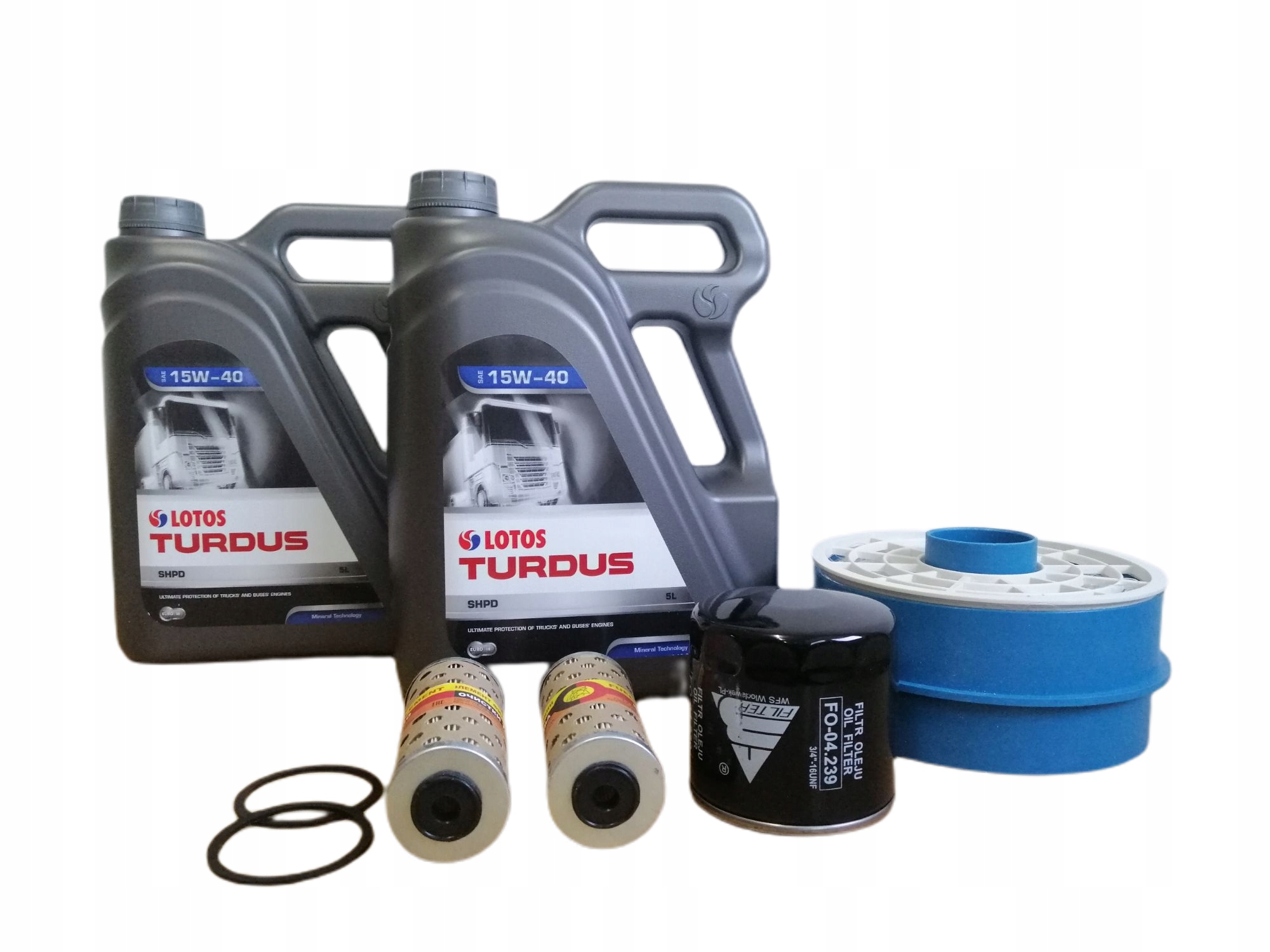 ZESTAW SERWISOWY FILTRY OLEJ TURDUS T25 WLADIMIREC