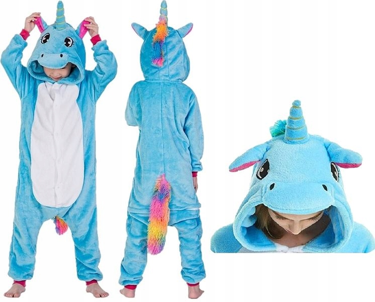

Jednorożec Błękit Piżama Kigu Onesie 140 CH4N