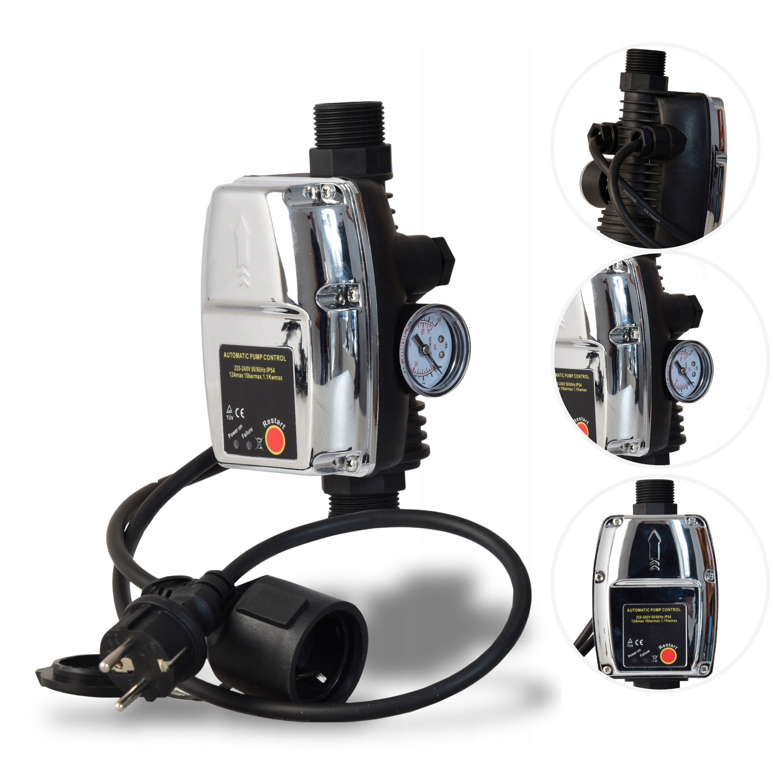 Vypínač Čerpadla Automatické Zapnutí Vypnutí Ochrana Proti Chodu Na Sucho