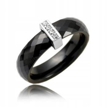 

Pierścionek ceramiczny element z cyrkonii 17 Sadva