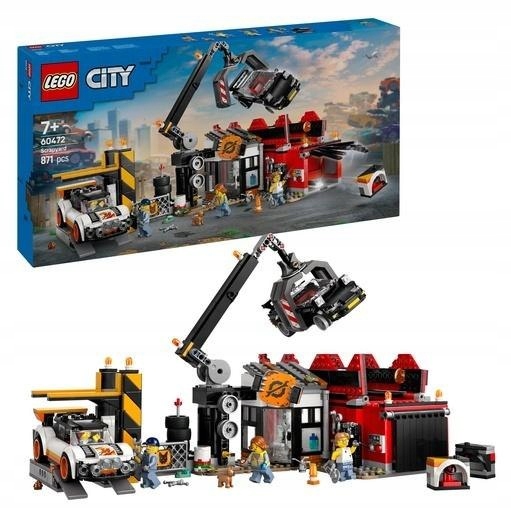Lego(r) City 60472 Vrakoviště s auty
