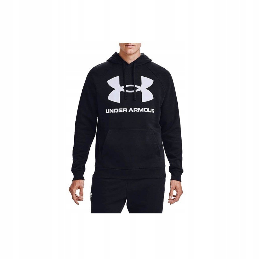 Under Armour Bluza Męska XL Czarna z Kapturem i Kieszeniami Y3740